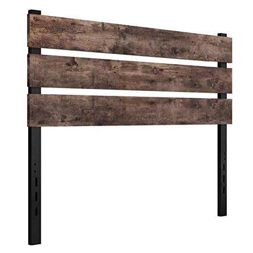 Keureedg Headboard Only Wooden Headboard with Metal Slats, Stable Structure and Easy to Assemble, Twin XL/Queen/King (King)