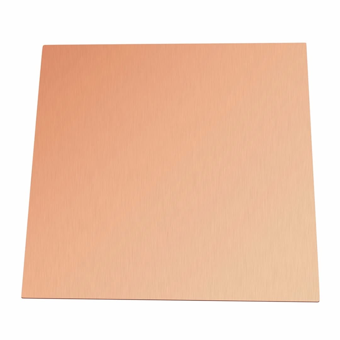 Jyving 1Pcs 100mmx100mm 99.9% Pure Copper Cu Sheet Thin Metal Foil Sheet 0.5mm Thickness for Home Tools-image-37