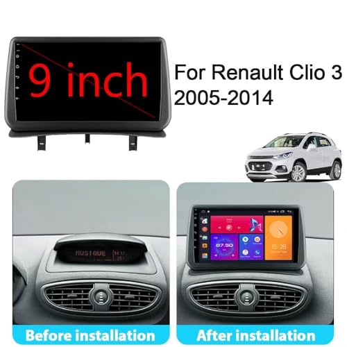 Pantalla Carplay para Renault Clio 3: viaja conectado con Android Auto inalámbrico 2