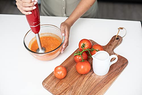 image for OVENTE Immersion Hand Blender, 300W Electric Handheld Portable Stick M