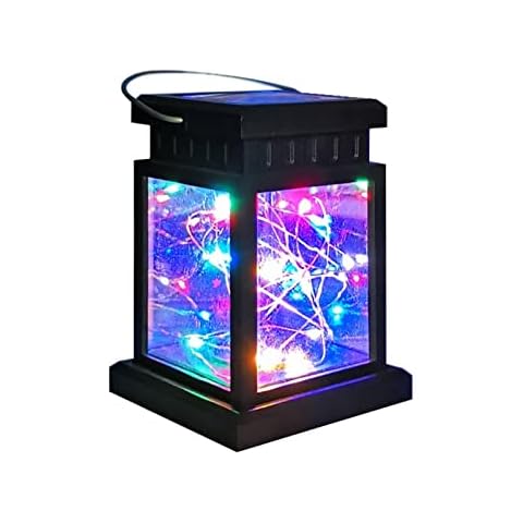 SANON Outdoor Solar Lanterns with LED Lights Cover