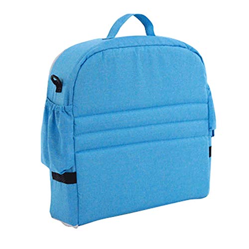 Berço Cama portátil mosquiteiro para bebê dormir dobrável (azul)