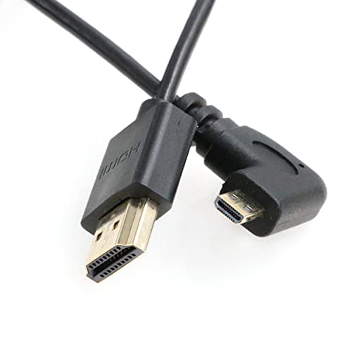 SZRMCC 8K 2.1 Micro HDMI Right Angle to HDMI High Speed Coiled Cable for GoPro Hero 3/4 Canon EOS M5 Sony A6000 A7III RX10 Nikon B500 Z6 Raspberry Pi 4 Atomos Ninja 2 Monitor - Image 3