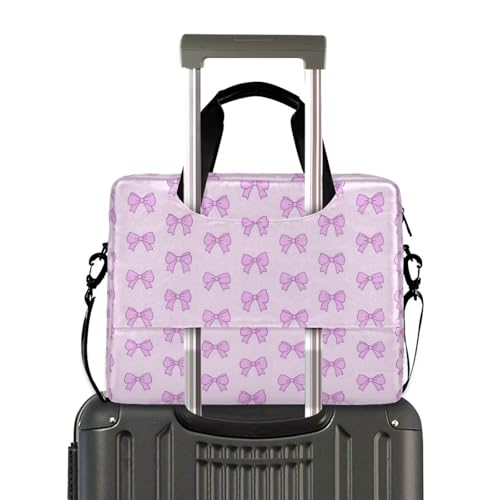 Funda para portátil 15.6" con correa y asa morada miniatura 4