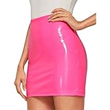 Combinación: faldas de cuero para mujer que combinan bien con camisetas, monos, camisetas sin mangas, camisetas cortas, camisolas, suéteres, cárdigans, blusas, camisas, sudaderas con capucha, sudaderas, etc.
