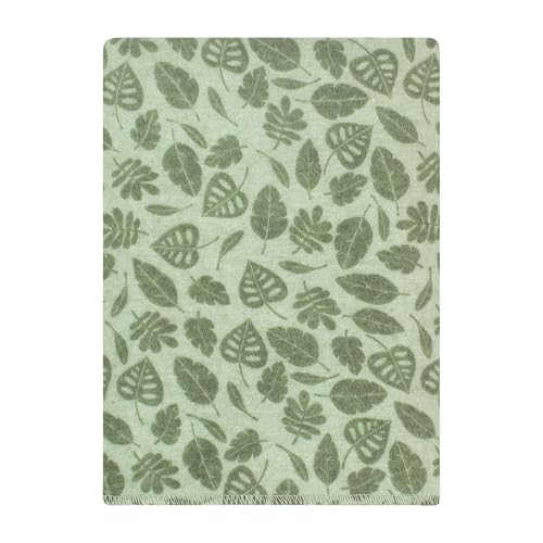 Image of Hudson Baby Cotton Flannel Burp Cloths 12-Pack Bundle, Wild Leaf Safari, One Size