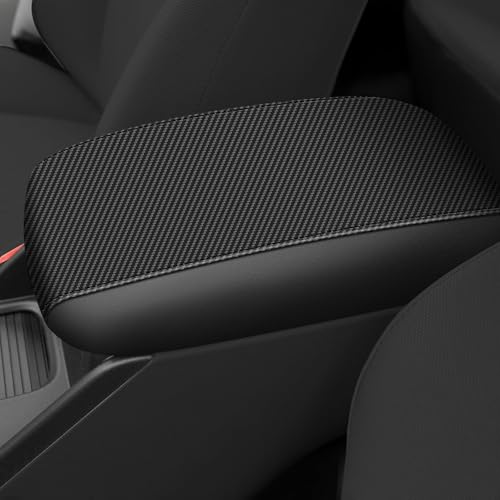 AOMSAZTO Console Covers for 2022 2023 2024 2025 Toyota Corolla Cross Armrest Covers Carbon Fiber