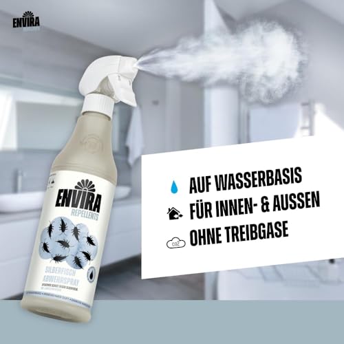 Envira Silberfischspray 2 Liter - wirksam gegen Silberfische & Papierfische – Ansicht 3