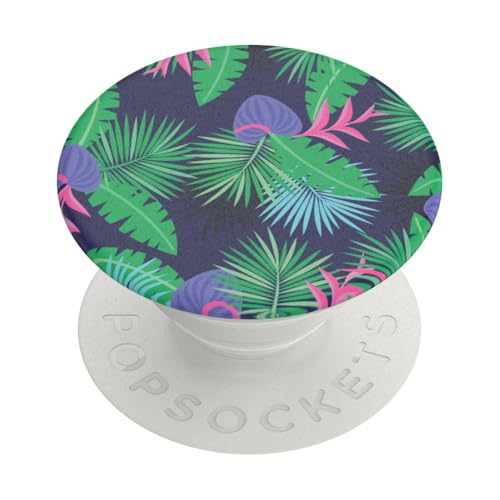 Image of PopSockets Adhesive Phone Grip, Holder- Miami Nights | Secure Comfortable Hold, Anti-Drop, Kickstand, Plant, Electronic Accessories, For iPad /Kindle /iPhone /Android