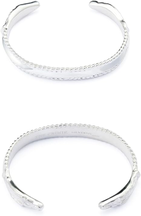 イ*ラ様 クライミー マリアロープスタッズバングル ブレスレット シルバー 新品 イ*ラ様 クライミー マリアロープスタッズバングル ブレスレット