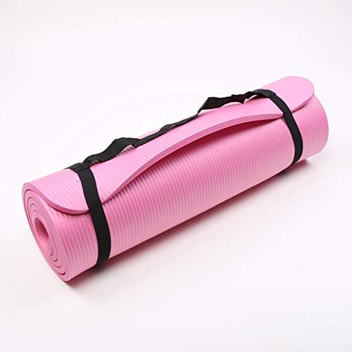 FITGURU Yoga Mat, Extra Thick High Density NBR Comfort Foam Exercise Yoga Mat for Pilates, Non-Slip, All-Purpose, Longer & Wider Than Other Yoga Mats, Size:183CMX63X1 CM (Pack of 1 Pcs) (FBA) (PINK) (B07KWZVMHF) Amazon Price History, Amazon Price Tracker
