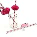 Flamingo Paper Straw Decorations, Drinking Straws Decorative For Party Table Decor, 40 Count