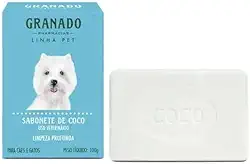 Sabonete Pet Coco Suave 100g Higiene Pet