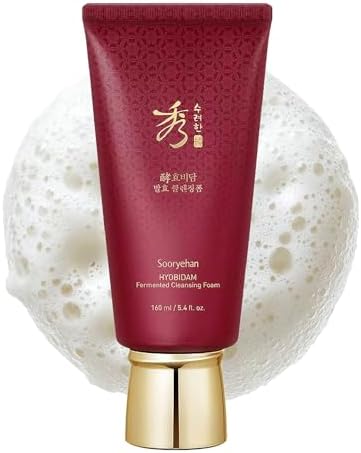 Sooryehan Hyobidam Fermented Cleansing Foam (5.4 fl oz) - Korean Skincare for Thorough Cleansing, Moisture Retention, and Softening Effects. with Baekhyodan™ to Remove Impurities