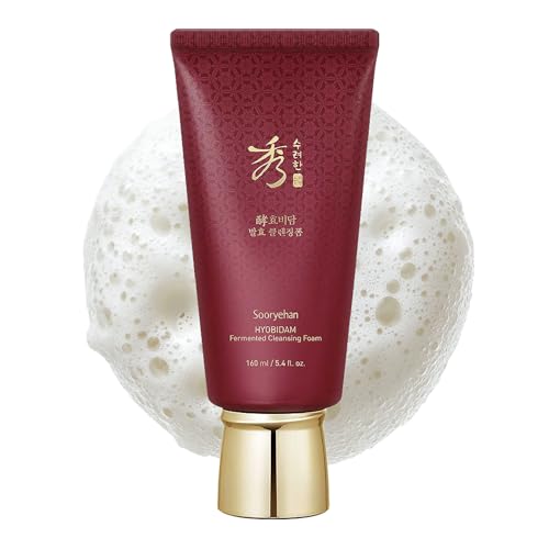 Sooryehan Hyobidam Fermented Cleansing Foam (5.4 fl oz) - Korean Skincare for Thorough Cleansing, Moisture Retention, and Softening Effects. with Baekhyodan™ to Remove Impurities