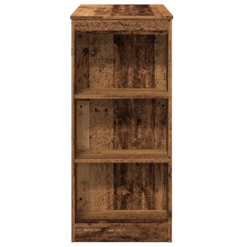 Table de bar avec étagère pour optimiser les petits espaces de repas