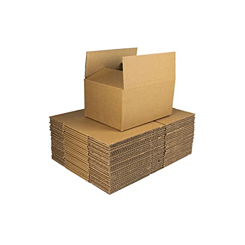 50 x Single Wall 8 x 6 x 4 Inches (20 x 15 x 10 cm) Royal Mail Small Parcel Size, Cardboard Small Box For Shipping, Postal Boxes, Parcel Boxes For Posting Durable & Perfect for Any Online Business