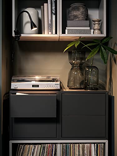 Armoire EKET ProTuning gris foncé double tiroir meuble cube empilable