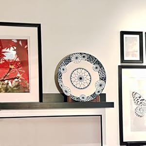 Plate stands for display 7 inch plate holders for displaying rustic solid wood tabletop saucer rack folding picture frame holder easel  urban country home decor