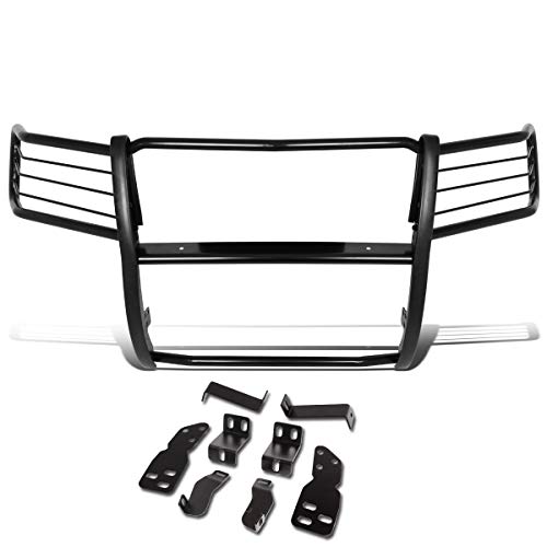 Image of DNA MOTORING GRILL-G-079-BK Mild Steel Front Bumper Brush Grille Guard Compatible with 07-13 Sierra 1500