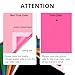 HTVRONT Pink Permanent Vinyl, 12 Pack Glossy Pink Vinyl for Cutting Machine - 10 Permanent Sheets 12
