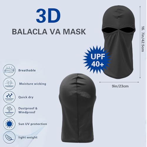 Image of Balaclava Mask 3D Print Full Face Mask Cooling Neck Gaiter Sun Protection Face Cover Mask Windproof Ski Mask