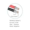 AsanWise SAE Connector Cable, Automotive Extension Cable, 2 Pin Quick Connect/Disconnect Harness 18AWG, 1m/3.28ft #1