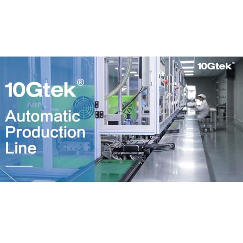 10Gtek 10 GB SFP+ DAC Twinax kabel, pasywny, kompatybilny z Ubiquiti UniFi, 0,5 m