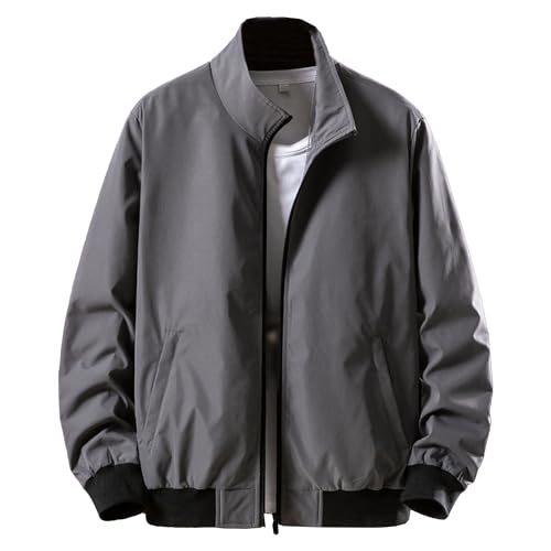 Bomber veste softshell pour hommes ZDJSWJ manteau léger en vert militaire taille XXL