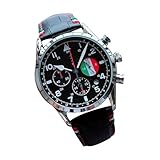 ROSEEONNE reloj de pulsera Reloj mecánico, resistente correa de cuero de acero inoxidable, ligero y resistente al agua, elegante reloj de negocios, unisex.