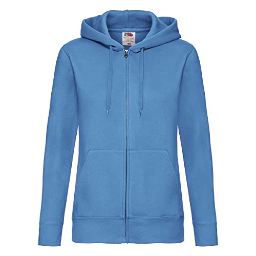 Fruit of the Loom - Hooded Sweat Jacket - Modell 2013 / Azure Blue, L...