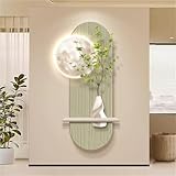 Genérico Wall Art For Living Room,Sandstone Wall Art With Warm LED Light, 3d Wall Decor,3D LED Decor For Hotel Lobby, Living Room, Bedroom, Home(A,23.6x47.2)