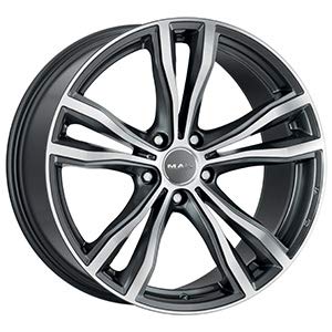 MAK MAK Ruote Cerchi in Lega Auto CERCHIONE X-Mode Gun Met-Mirror Face 19\