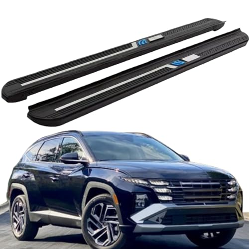 TINIANHHCT Running Boards Compatible with Hyundai Tucson 2022-2025 2026 Side Steps 2Pcs Nerf Bar Pedal Rail Board