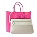 Vallarta Medium Woven Crossbody Bag – Resort Collection | Recycled Plastic | Artisan Handmade in Mexico | Adjustable Strap, Mesh Pouch, Water-Resistant, Eco-Friendly Travel Purse