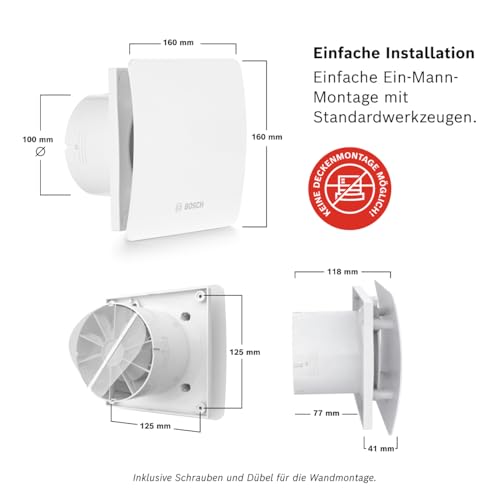 Bosch Badlüfter 1500, 100mm Durchmesser – Ansicht 6