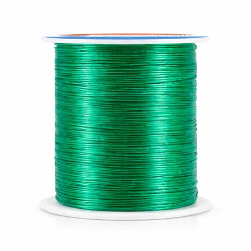 Image of Mandala Crafts 20 Gauge Kelly Green Anodized Aluminum Craft Wire, 100 FT | Colored, Flexible, Bendable, for Bonsai, Armature, Sculpting, Wire Wrapping, Jewelry Making, Weather & Tarnish Resistant