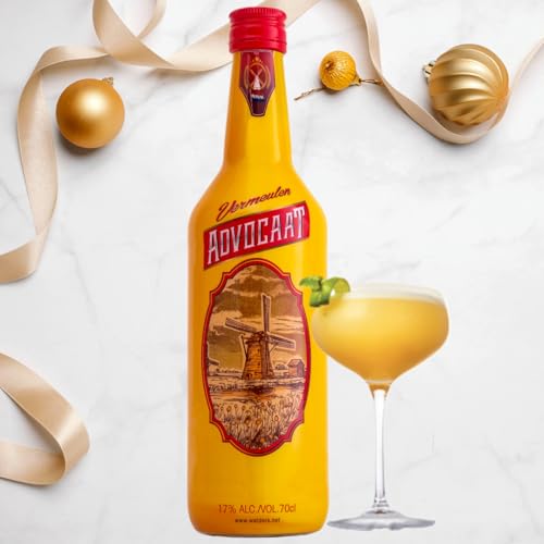 Vermeulen Advocaat - A Traditional Dutch Alcoholic Beverage - Smooth Velvety Drink With Custard-Like Flavour