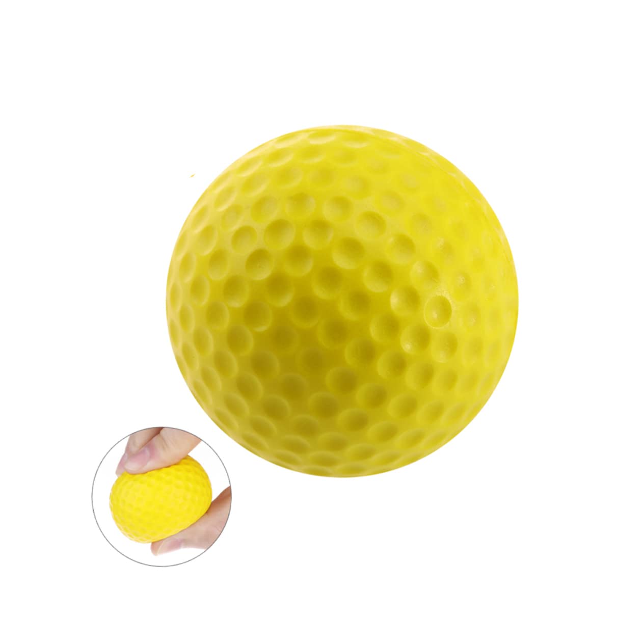 BESPORTBLE 36 Pz all'aperto palline da tennis in schiuma palline colorate giallo pu golf Palline elastiche sfere elastiche alte pratica pratica palla con la palla