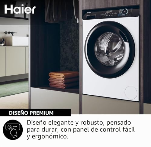 Miniatura 4 de Haier I-Pro Serie 3, Secadora 9 Kg, Instalación Libre, Clase A , Vapor, Inicio Retrasado, I-Time, Blanco, 85 X 59,5 X 66,5 Cm Hd80-A2939-S
