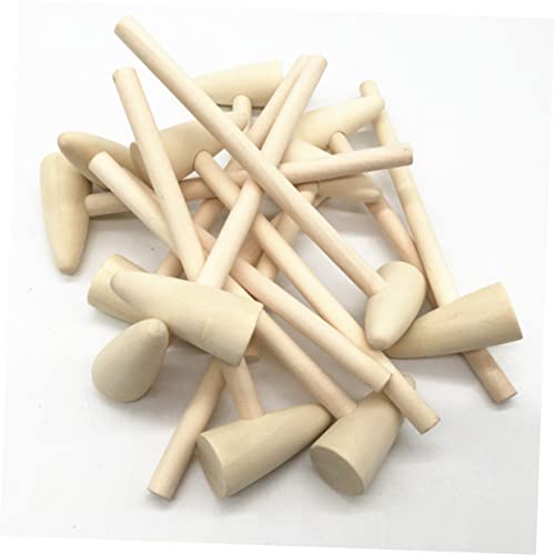 HAKIDZEL 15 Unidades De Pingente De Martelo De Madeira Para Bolo Infantil