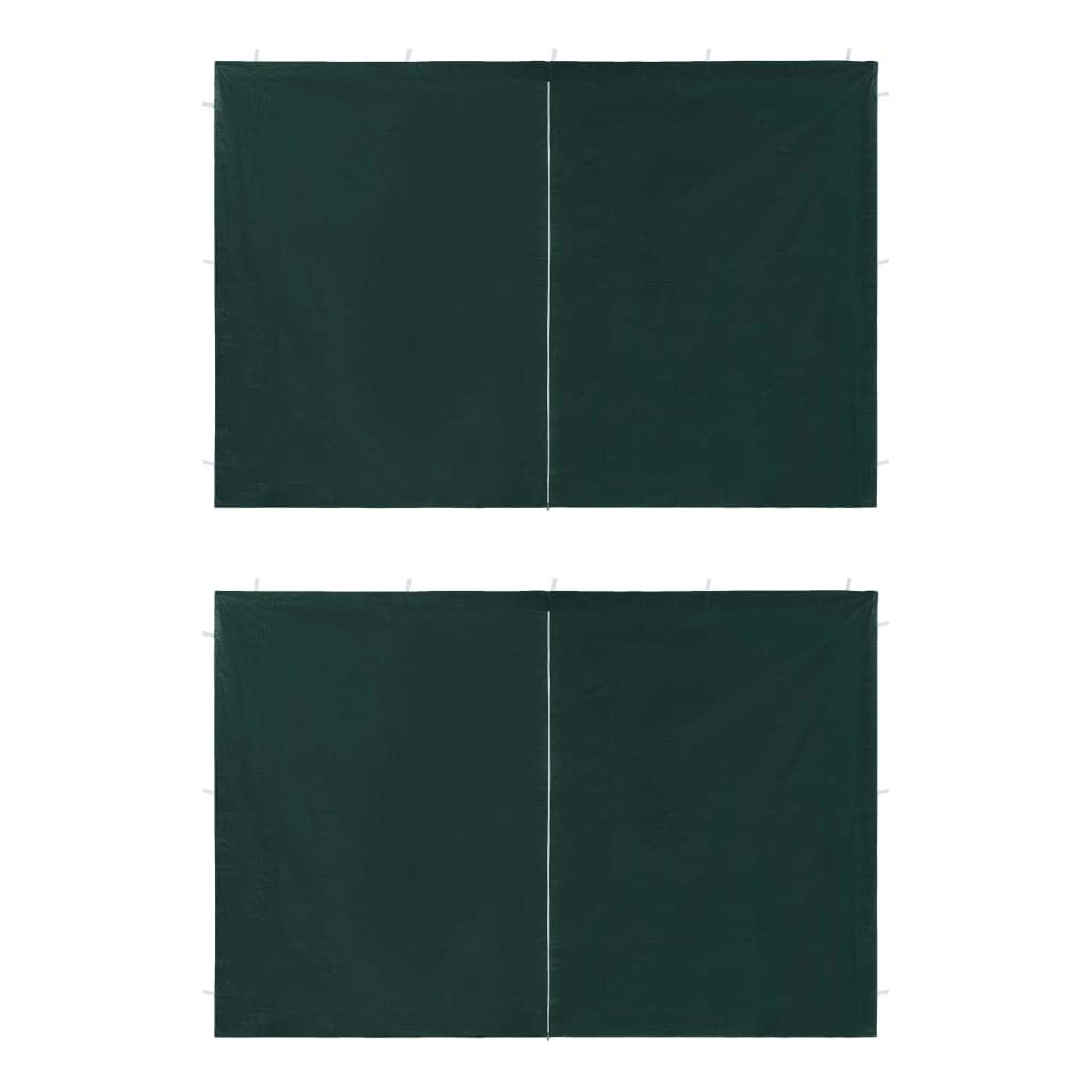 Tienda de campaña para el hogar y el jardín, 2 unidades, con cremallera, color verde