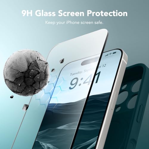 Image of Magnetic for iPhone 16 Pro Max Case Silicone Deep Blue