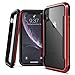 X-Doria Defense Shield, iPhone XR Case - Military Grade Drop Tested, Anodized Aluminum, TPU, and Polycarbonate Protective Case for Apple iPhone XR, 6.1 Inch LCD Screen (Red)