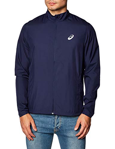 ASICS Silver Run Jacket, Peacoat, x x Large