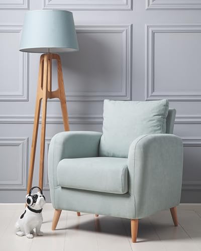 Miniatura 2 de Suenoszzz- Sillon Cies Butacas Para Dormitorio Nórdica. Sillón Tapizado Acualine Antimanchas, Color Beige Rio 5. Nordica Individual De Una Plaza, Cojin Incorporado. Comedor O Dormitorio