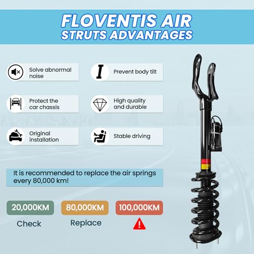 FLOVENTIS Shock Absorber Assembly for 2012-2015 Jeep Grand Cherokee SRT and SRT8 Car Front Right Air Struts OEM Replace# 68139496AC, 68384344AB (2S2395 x 1) by FLOVENTIS - Image 5