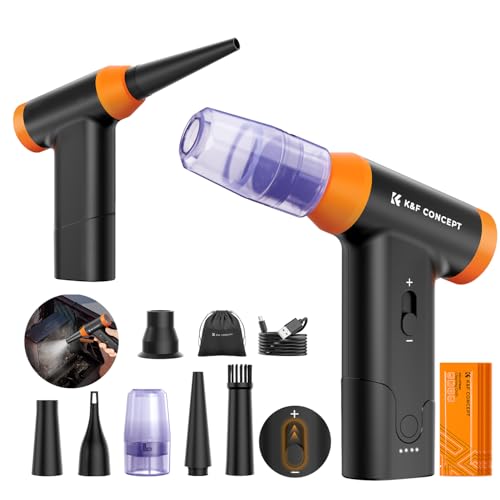 K&F CONCEPT 2 en 1 Soplador De Aire Comprimido con luz LED-
