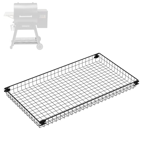 Stanbroil Pellet Grill Storage Shelf Pellet Grill Storage Basket Fits Traeger Ironwood 650 and Pro 575 Grill Grill Accessories to Add Storage Space