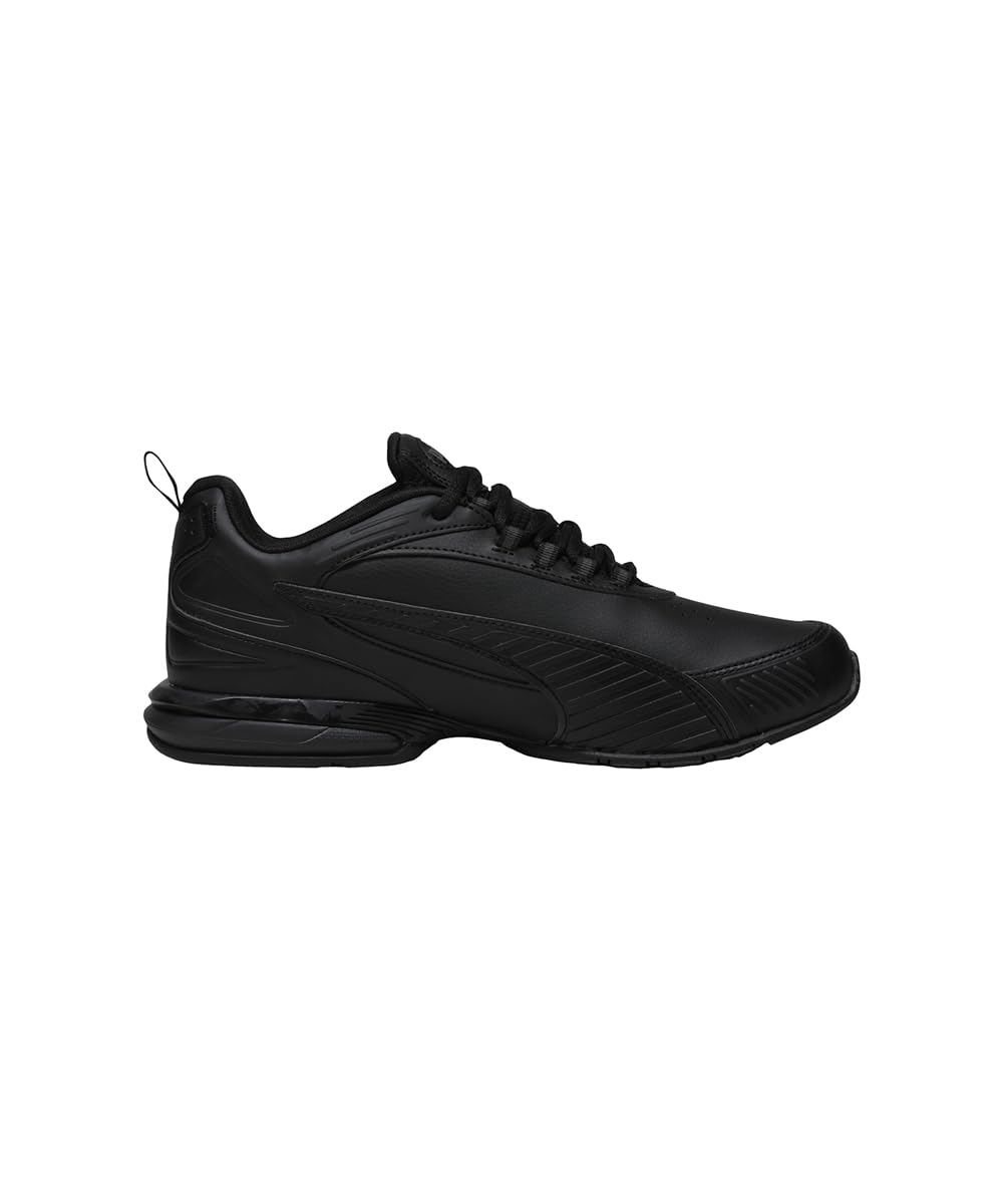 PUMA Magnetic SL (31243303) męskie sneakersy czarne, sznurowane, wygodne, ze sztucznej skóry, do uprawiania sportu, na co dzień, klasyczne, minimalistyczne
